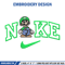 Nike mario green embroidery design, Mario embroidery, Nike design, Embroidery shirt, Embroidery file, Digital download 1.jpg