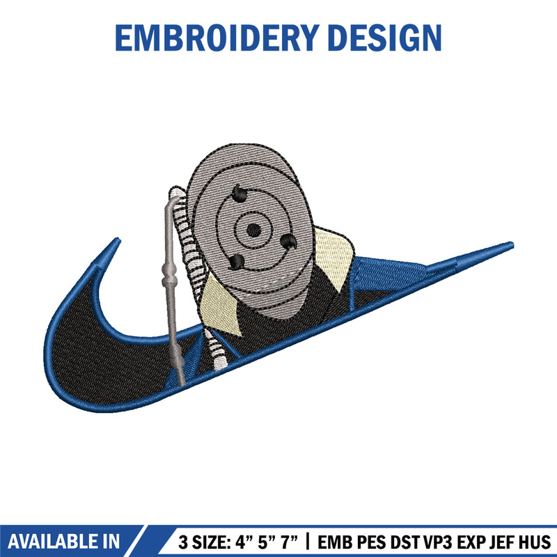 Nike Obito embroidery design, Naruto embroidery, Nike design, anime design, anime shirt, Digital download 1.jpg