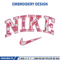 Nike pink embroidery design, Nike embroidery, Emb design, Embroidery shirt, Embroidery file, Digital download 1.jpg