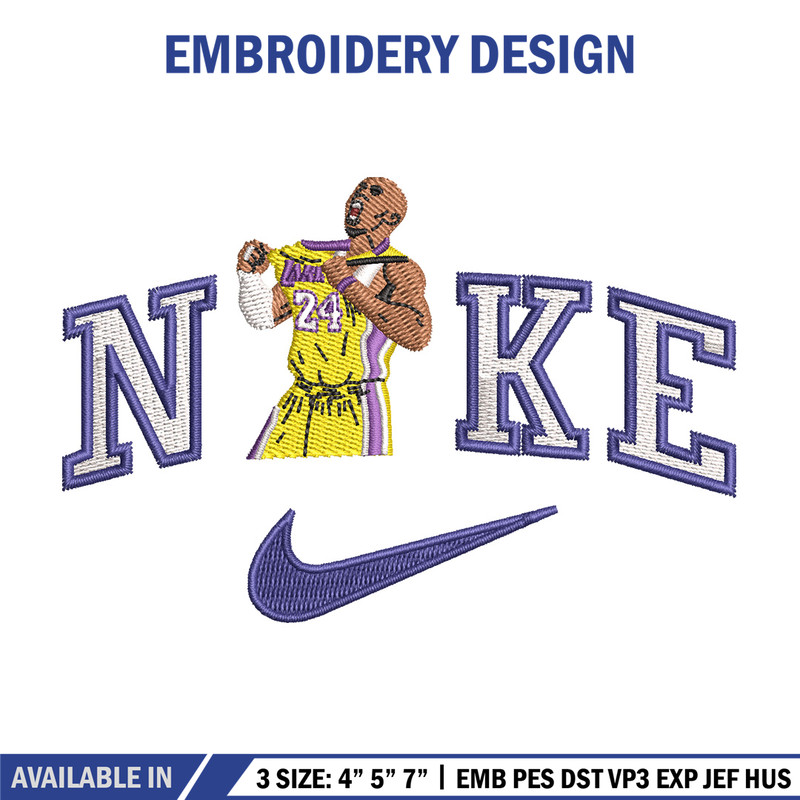 Nike player embroidery design, Basketball embroidery, Nike design,Embroidery file,Embroidery shirt,Digital download.jpg