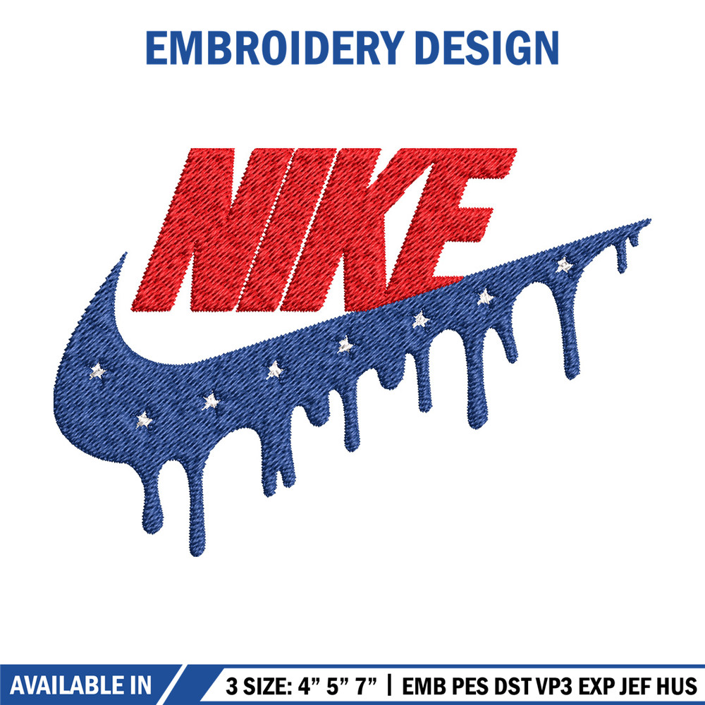 Nike red blue Embroidery Design, Brand Embroidery, Nike Embroidery, Embroidery File, Logo shirt, Digital download 1.jpg