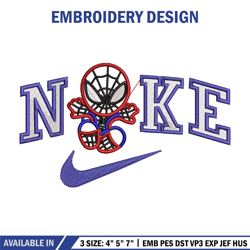 nike spiderman embroidery design, marvel embroidery, nike design, embroidery file,embroidery shirt, embroidery design