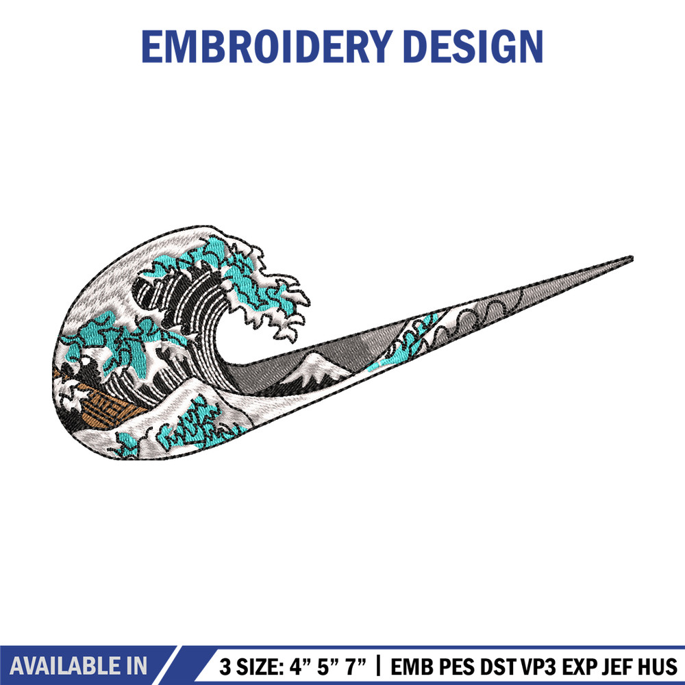 Nike water logo embroidery design, Logo embroidery, Nike design, Embroidery file, logo shirt, Instant download.jpg