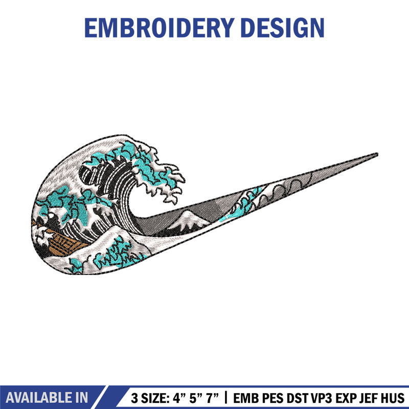 Nike water logo embroidery design, Logo embroidery, Nike design, Embroidery file, logo shirt, Instant download.jpg
