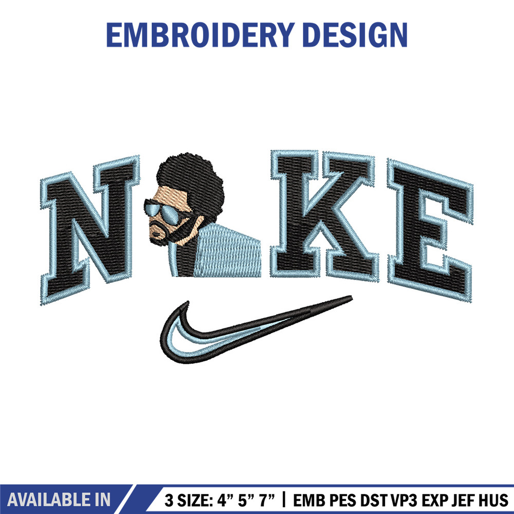 Nike weeknd embroidery design, The weeknd embroidery, Nike design, Embroidery shirt, Embroidery file, Digital download.jpg