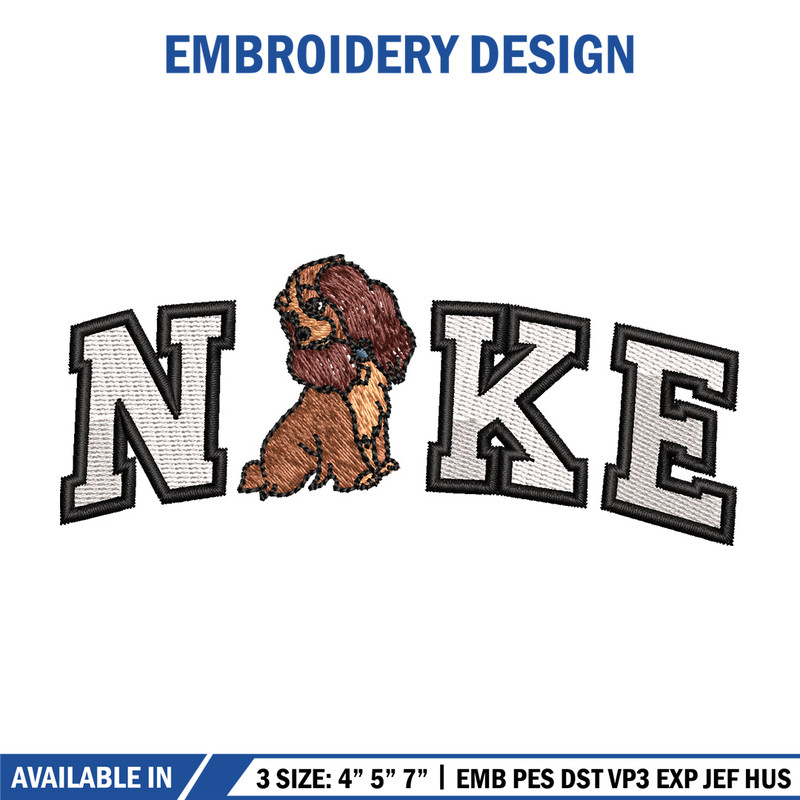 Nike x cute dog embroidery design, Dog embroidery, Nike design, Embroidery shirt, Embroidery file, Digital download 1.jpg