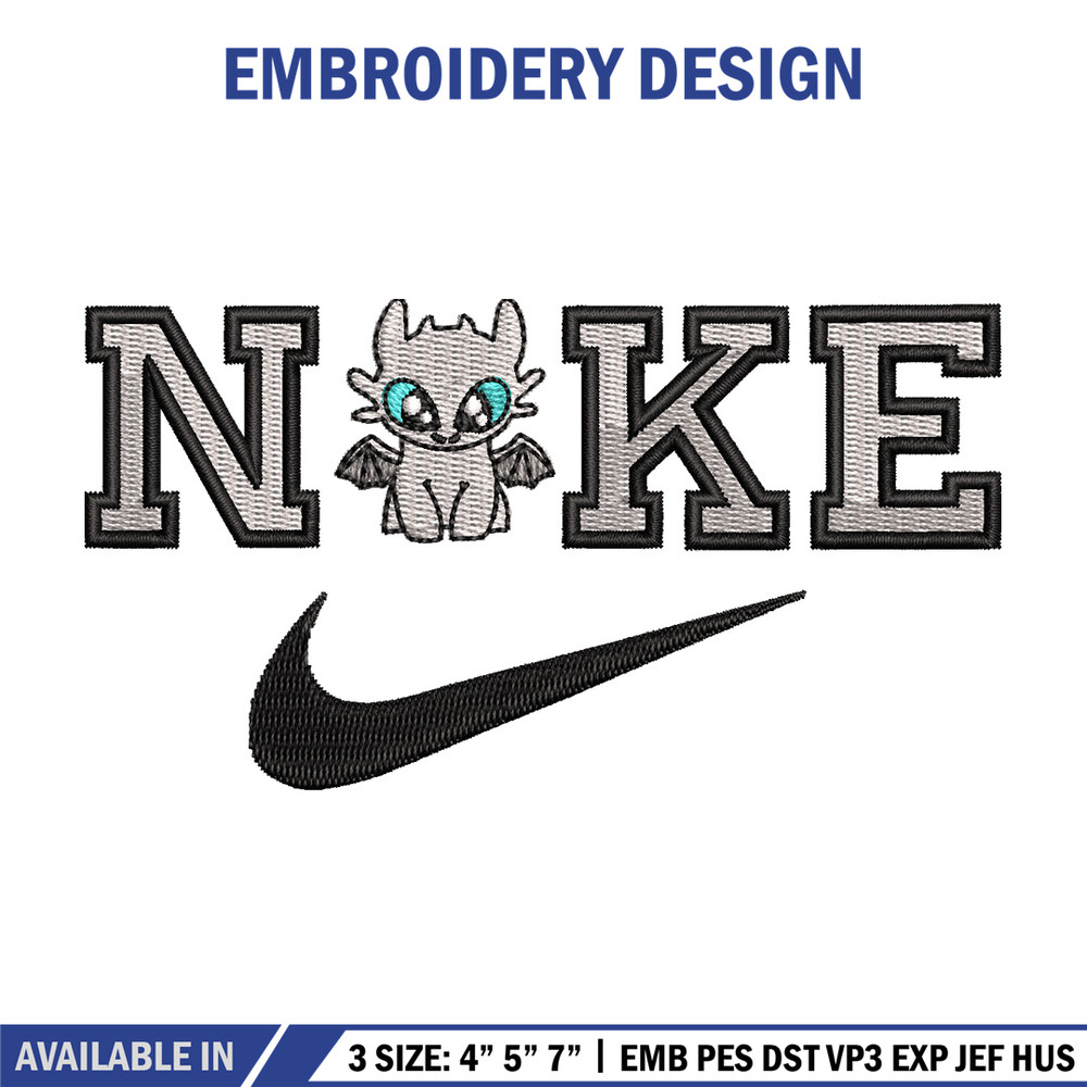 Nike x dragon black embroidery design, Dragon embroidery, Nike design,Embroidery shirt,Embroidery file, Digital download.jpg