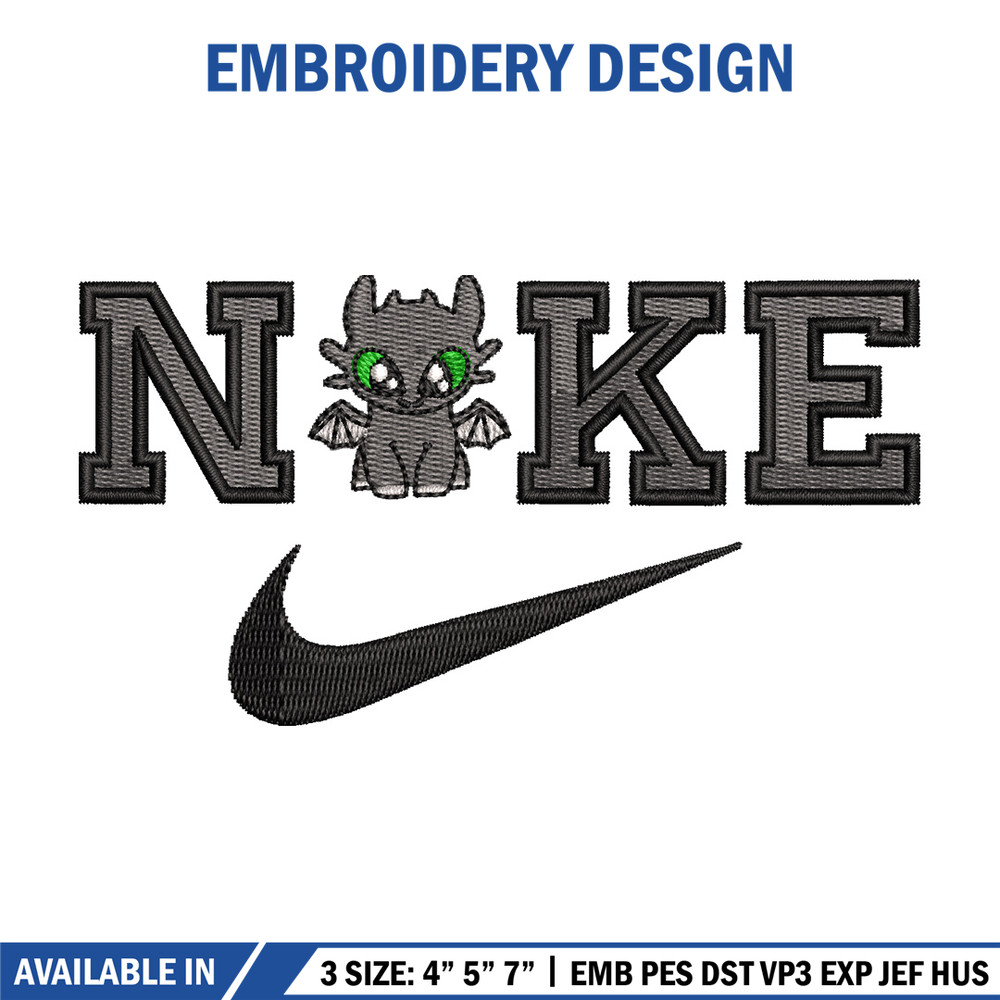 Nike x dragon embroidery design, Dragon embroidery, Nike design, Embroidery shirt, Embroidery file, Digital download 1.jpg