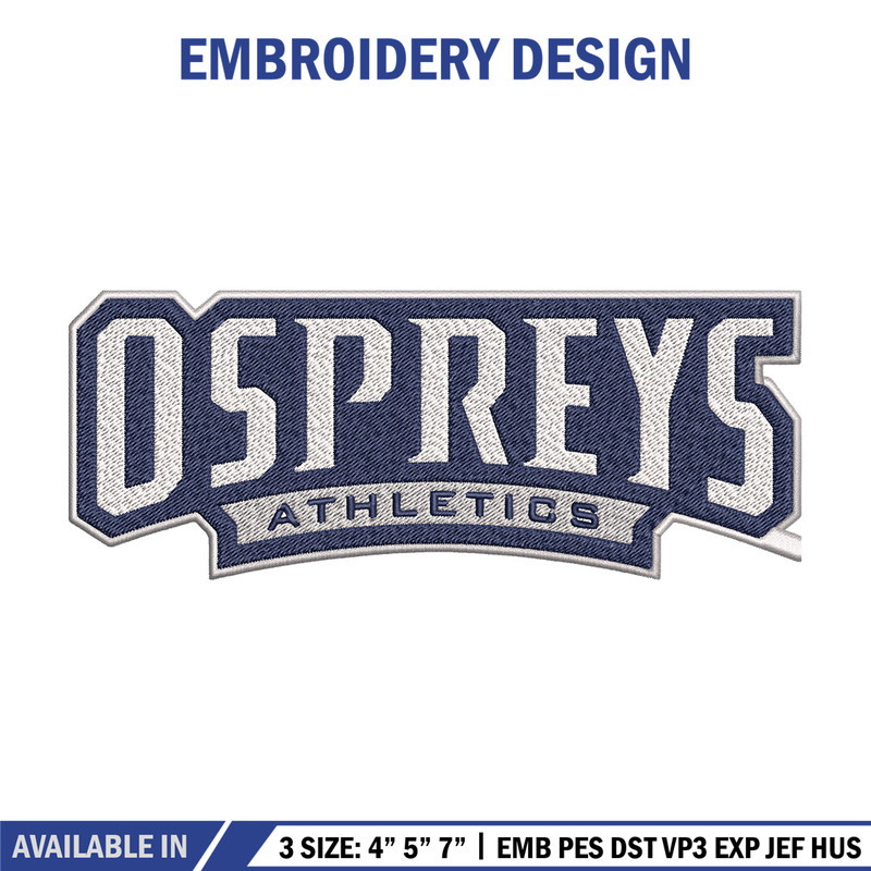 North Florida college embroidery design, College embroidery, Sport embroidery, logo sport embroidery, Embroidery design.jpg