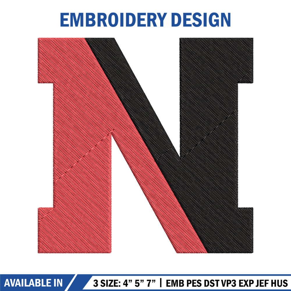 Northeastern Huskies embroidery, Northeastern Huskies embroidery, logo Sport, Sport embroidery, NCAA embroidery..jpg