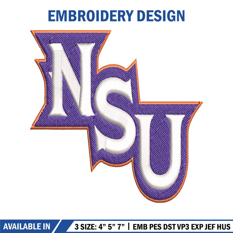 Northwestern State Demons embroidery, Northwestern State Demons embroidery, Sport embroidery, NCAA embroidery..jpg