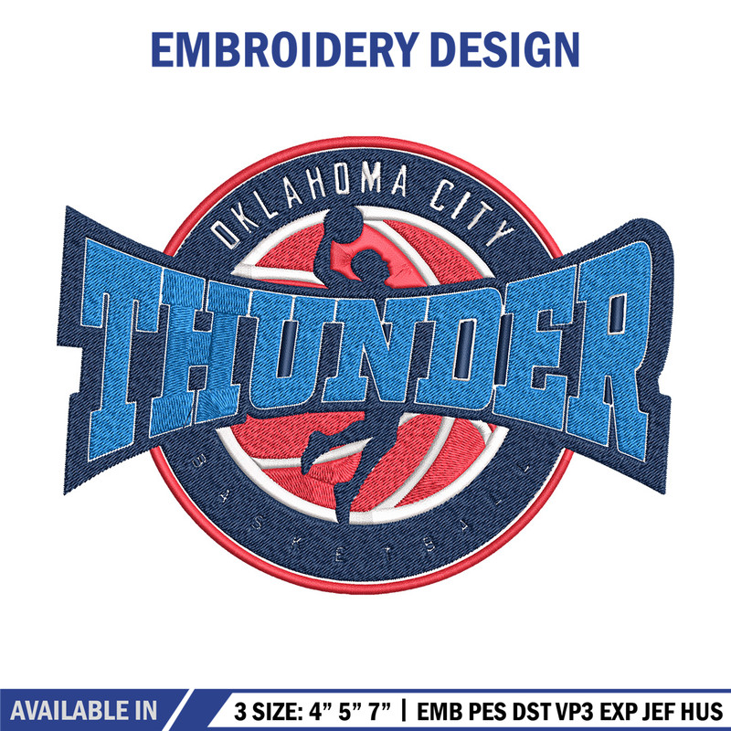 Oklahoma City Thunder logo embroidery design, NBA embroidery,Sport embroidery,Embroidery design, Logo sport embroidery.jpg