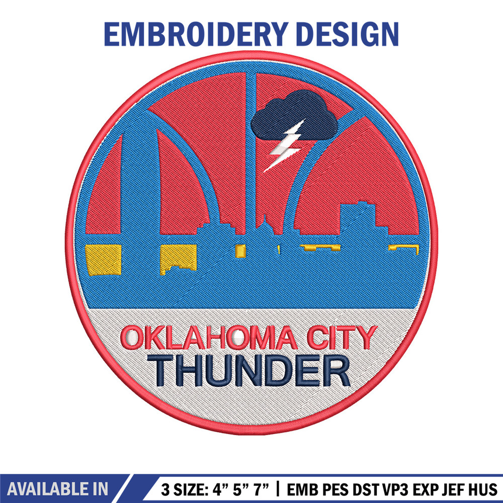 Oklahoma City Thunder logo embroidery design,NBA embroidery,Sport embroidery,Embroidery design, Logo sport embroidery.jpg