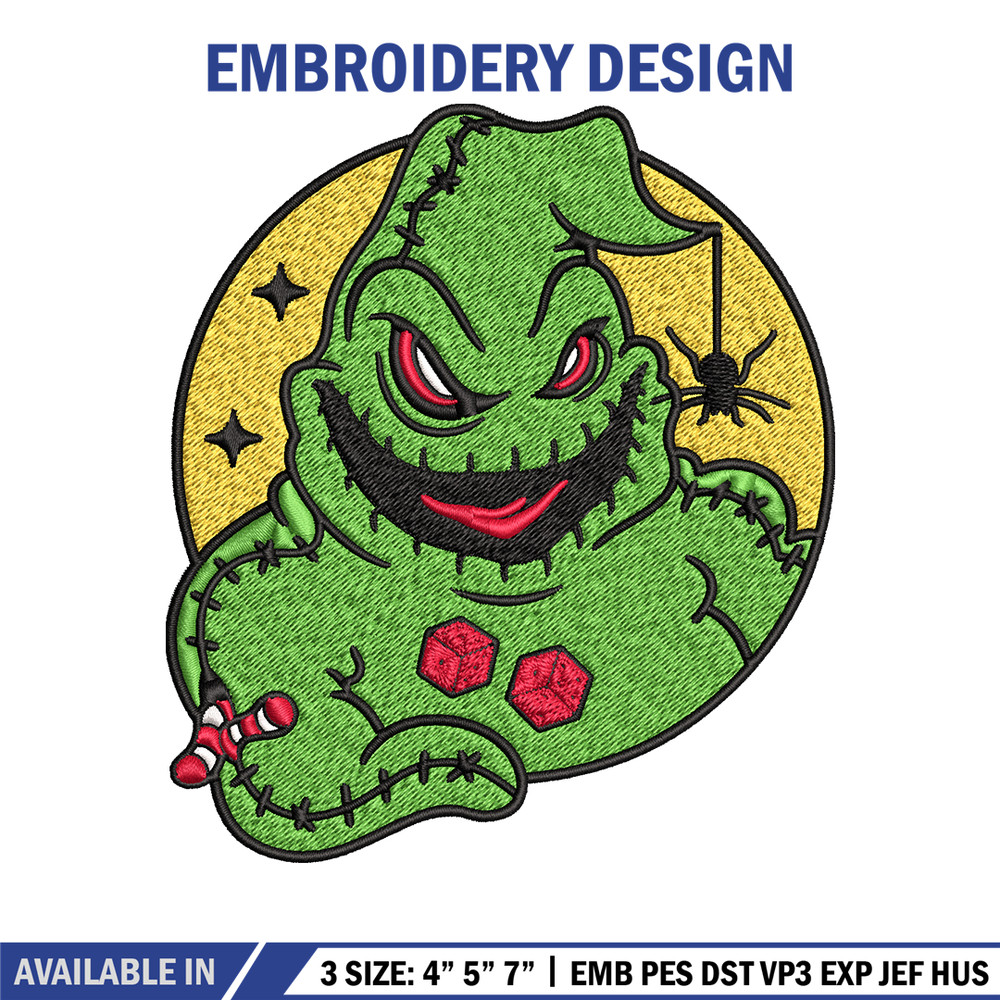 Oogie Boogie laugh Embroidery design, Oogie Boogie Embroidery, halloween design, Embroidery File, Digital download..jpg