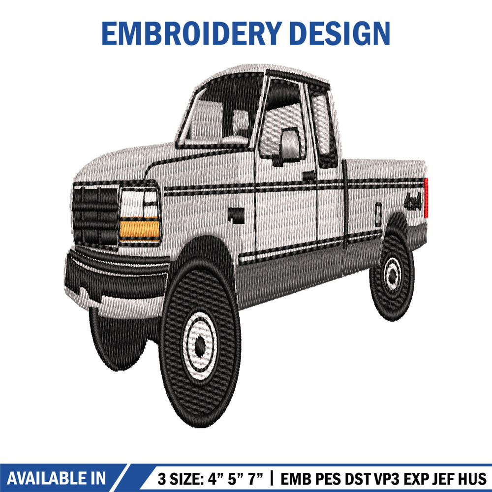 Pickup Truck embroidery design, Pickup Truck embroidery, embroidery file, car design, logo shirt, Digital download..jpg