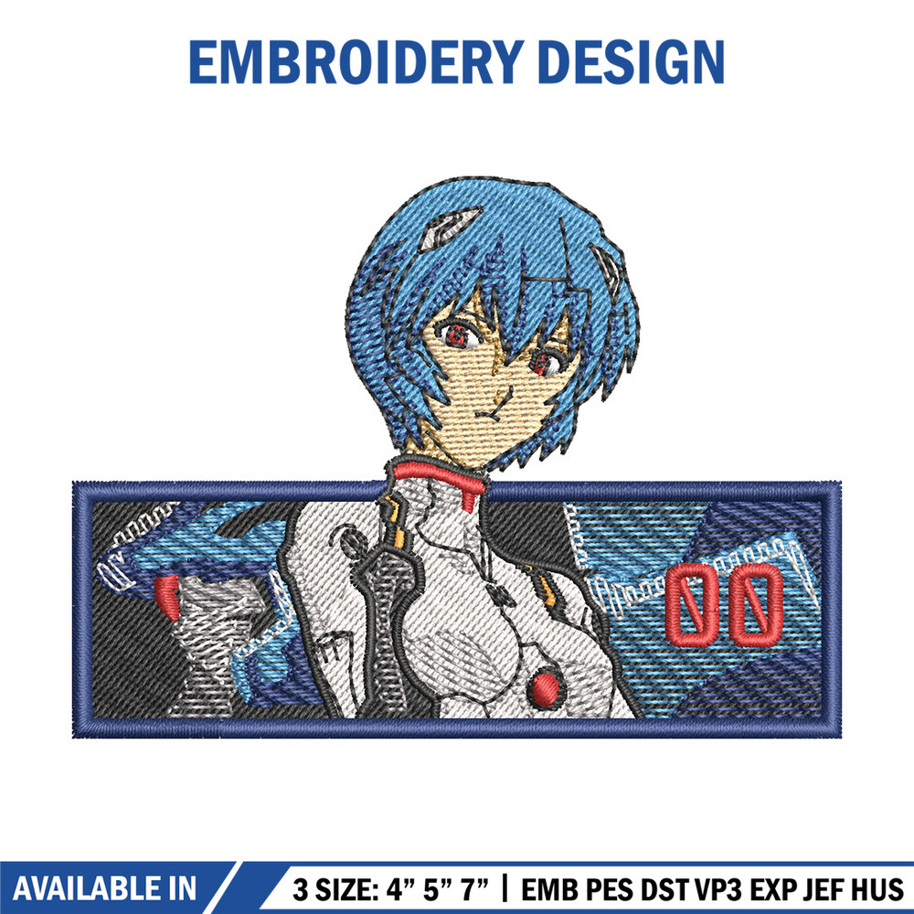 Rei box embroidery design, Shin Seiki embroidery, Embroidery shirt, Embroidery file,Anime design,Digital download.jpg