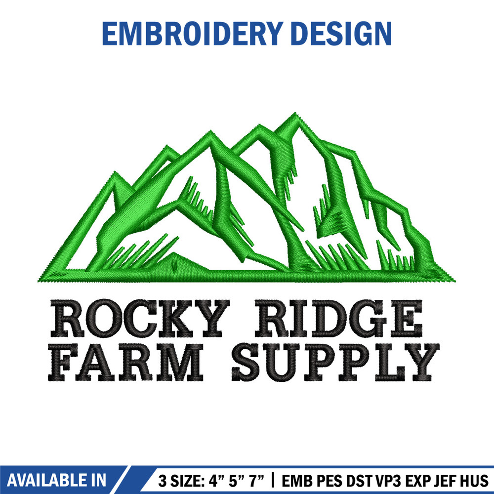 Rocky ridge embroidery design, Rocky ridge embroidery, Emb design, Embroidery shirt, Embroidery file, Digital download.jpg