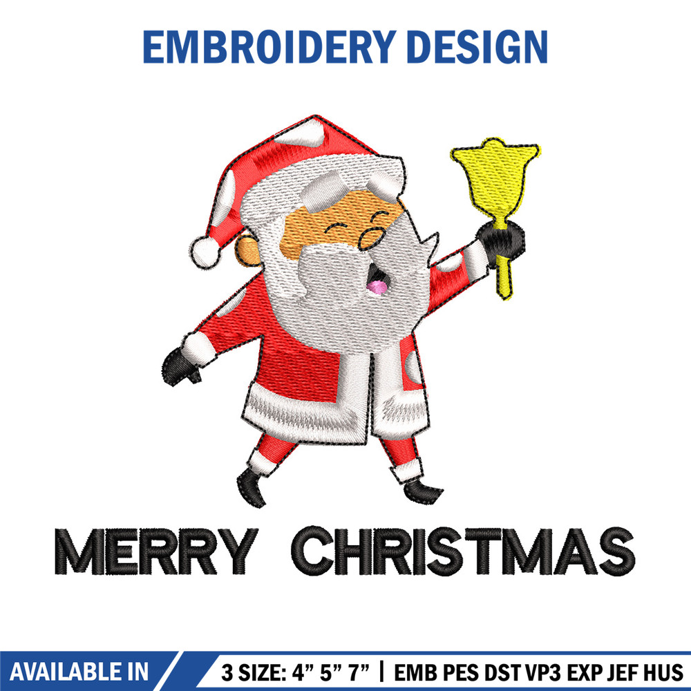 Satan bell embroidery design, Chrismas embroidery, Emb design, Embroidery shirt, Embroidery file, Digital download.jpg