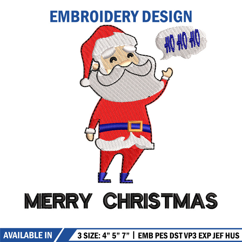 Satan hohoho embroidery design, Chrismas embroidery, Embroidery file, Embroidery shirt, Emb design,Digital download.jpg
