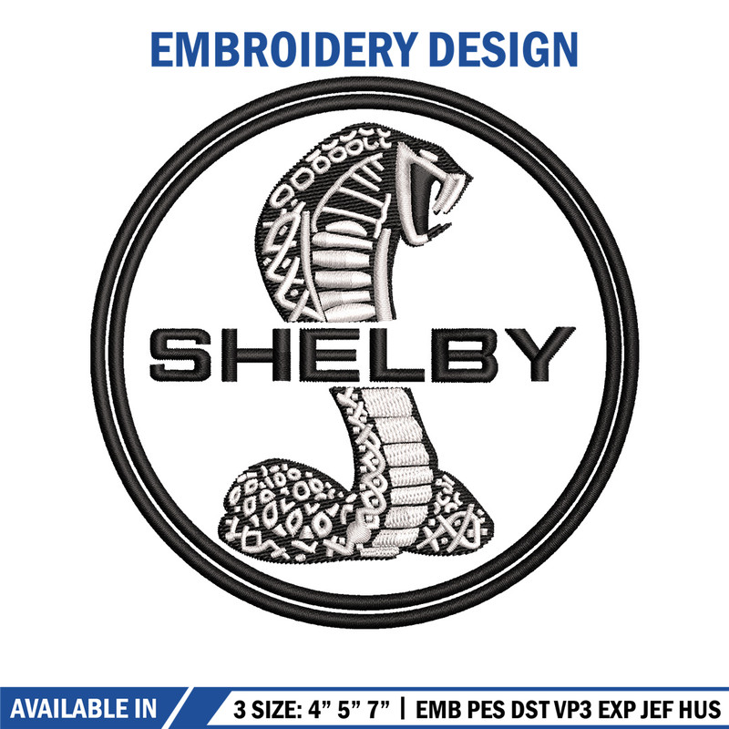 Shelby circle embroidery design, Logo embroidery, Emb design, Embroidery shirt, Embroidery file, Digital download.jpg