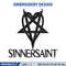 Sinnersaint Logo embroidery design, Sinnersaint Logo embroidery, logo design, embroidery file, Digital download..jpg