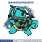 Squirtle embroidery design, Pokemon embroidery, Anime design, Embroidery file, Embroidery shirt, Digital download.jpg