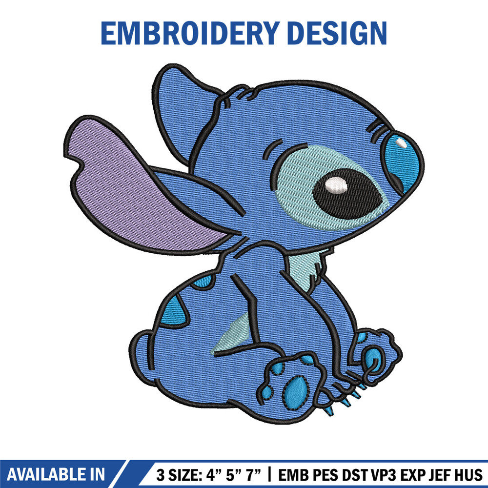 Stitch embroidery design, Stitch cartoon embroidery, cartoon design, embroidery file, logo shirt, Digital download..jpg
