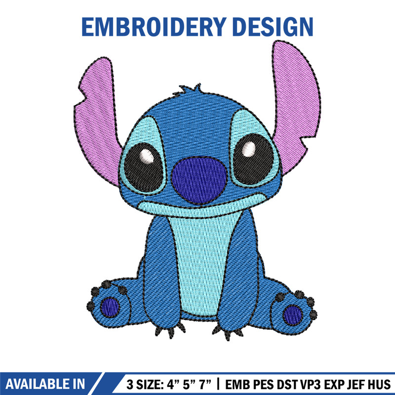 Stitch embroidery design, Stitch embroidery, logo design, Embroidery shirt, cartoon shirt, logo shirt, Instant download.jpg