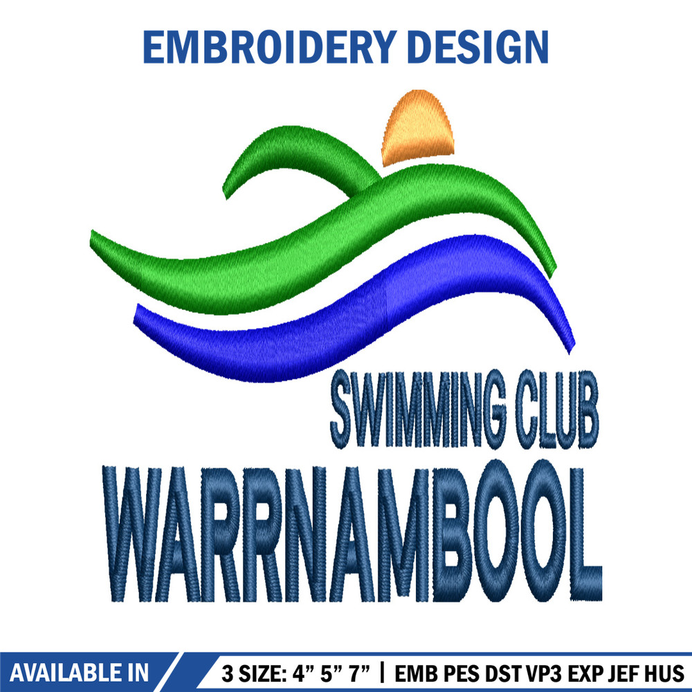 Swimming club logo embroidery design, Swimming club logo embroidery, logo design, embroidery file, Digital download.jpg