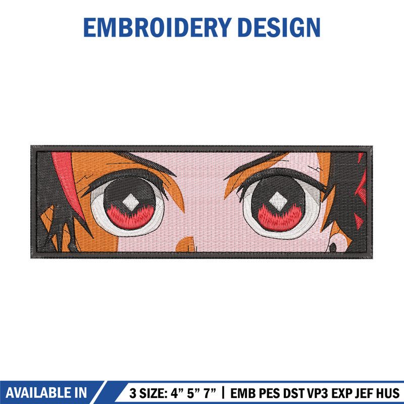 Tanjiro eyes embroidery design, Tanjiro embroidery, Anime design, Embroidery shirt, Embroidery file,Digital download.jpg