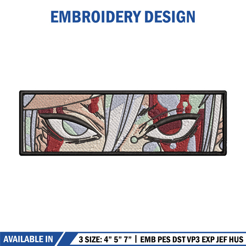 Tengen eyes embroidery design, Tengen embroidery, Embroidery shirt, Embroidery file, Anime design, Digital download.jpg