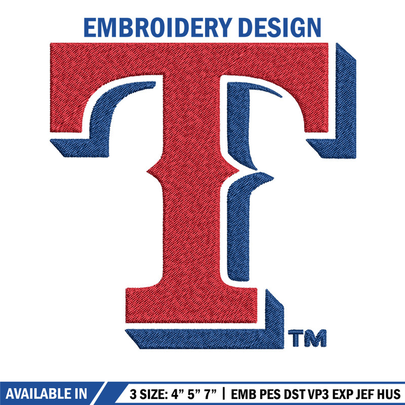 Texas Rangers logo Embroidery, MLB Embroidery, Sport embroidery, Logo Embroidery, MLB Embroidery design..jpg