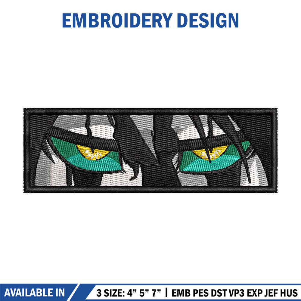 Ulquiorra Eyes embroidery design, Bleach embroidery, Anime design, Embroidery file, Embroidery shirt, Digital download.jpg