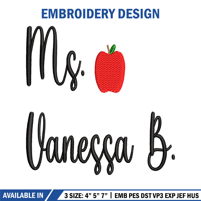 Vanessa B Logo embroidery design, Vanessa B logo embroidery, logo design, embroidery file, logo shirt, Digital download..jpg