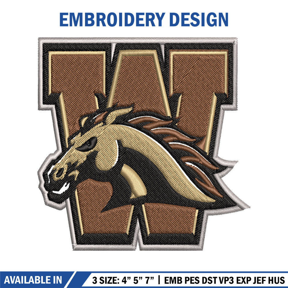 Western Michigan Broncos embroidery design, Western Michigan Broncos embroidery, Sport embroidery, NCAA embroidery..jpg
