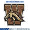 Western Michigan Broncos embroidery design, Western Michigan Broncos embroidery, Sport embroidery, NCAA embroidery..jpg