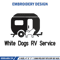 White dog rv service embroidery design, Logo embroidery, Embroidery file,Embroidery shirt, Emb design, Digital download.jpg
