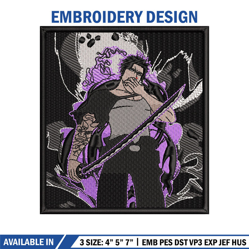 Yami box embroidery design, Black clover embroidery, Anime design, Embroidery shirt, Embroidery file, Digital download.jpg