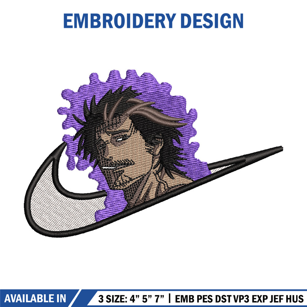 Yami x nike embroidery design, Black clover embroidery, Nike design, Embroidery shirt, Embroidery file, Digital download.jpg
