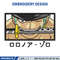Zoro embroidery design, One piece embroidery, Anime design, Embroidery file, Digital download, Embroidery shirt.jpg