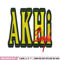 AKHI logo embroidery design, AKHI logo embroidery, logo design, embroidery file, logo shirt, Digital download. 1.jpg