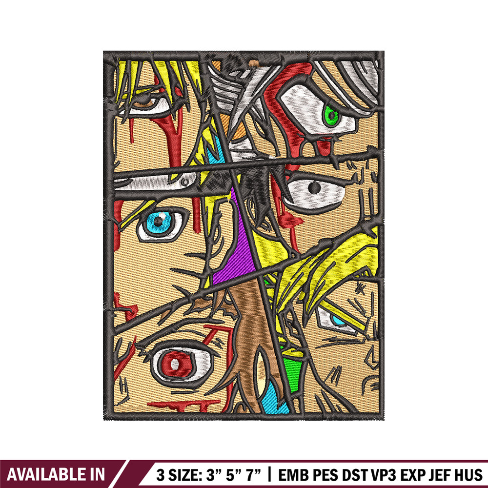 Anime popular embroidery design, Anime embroidery, embroidery file, anime design, anime shirt, Digital download.jpg