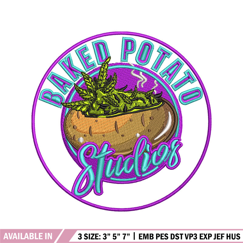 Baked Potatoes embroidery design, Baked Potatoes embroidery, logo design, embroidery file, logo shirt, Digital download..jpg