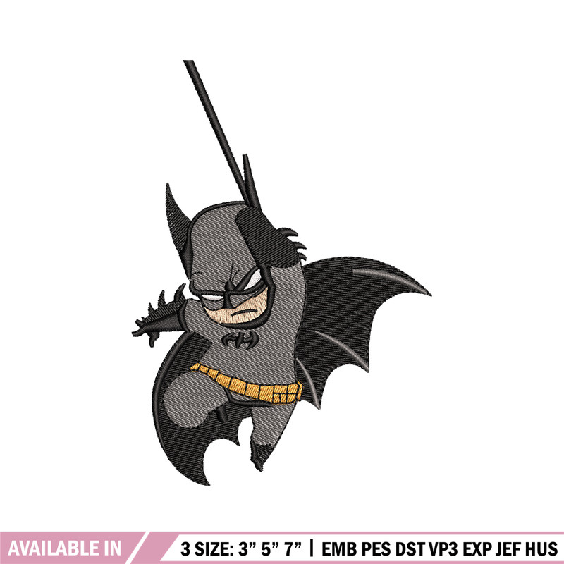 Batman chibi embroidery design, Batman chibi embroidery, logo design, logo shirt, Embroidery shirt, Instant download 1.jpg