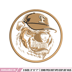 bear face embroidery design, bear face embroidery, animal design, embroidery file, logo shirt, digital download