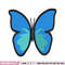 Blue Butterfly embroidery design, Blue Butterfly embroidery, logo design, embroidery file, logo shirt, Digital download. 1.jpg