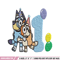 Bluey Bingo 1st Birthday Embroidery, Bluey Cartoon Embroidery, Disney Embroidery, Embroidery File, digital download..jpg