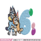 Bluey Bingo 6th Birthday Embroidery, Bluey Cartoon Embroidery, Disney Embroidery, Embroidery File, digital download. 1.jpg
