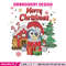 Bluey merry chrismas Embroidery Design,Bluey Embroidery, Embroidery File, Chrismas Embroidery, Digital download.jpg