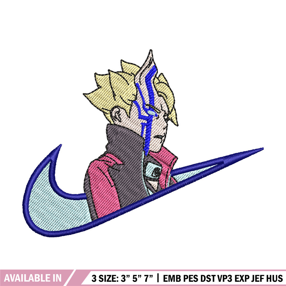 Boruto swoosh embroidery design, Naruto embroidery, Anime design, Embroidery shirt, Embroidery file,Digital download 1.jpg